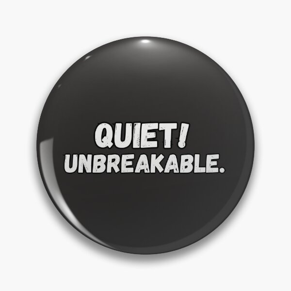 Item preview, Quiet. Unbreakable. – Minimal Quiet Strength Typography Quote designed and sold by GentleForce.