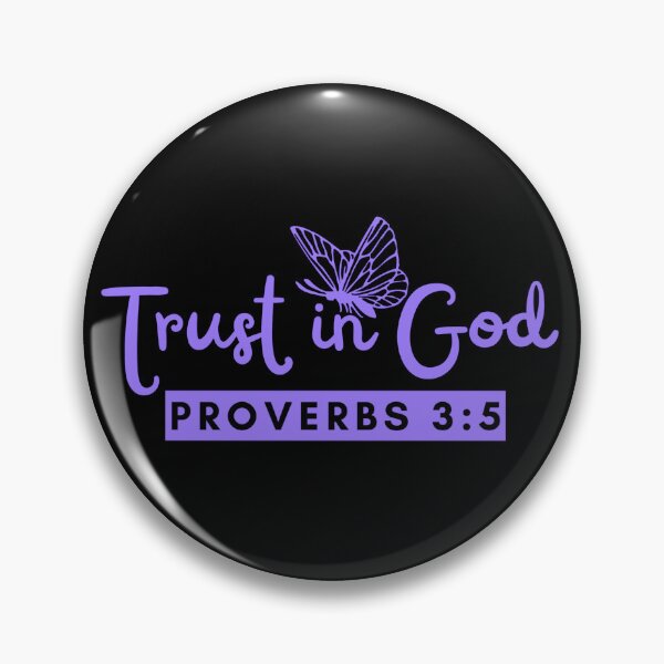 Item preview, Trust in God – Proverbs 3:5 Christian Faith Purple Design  designed and sold by MoriaStore.