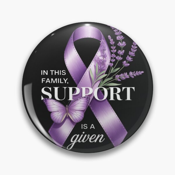Item preview, Domestic Violence Awareness Purple Ribbon Family Support - Copy designed and sold by Rackaam.