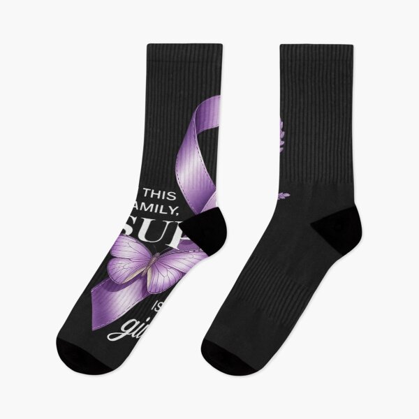 Item preview, Domestic Violence Awareness Purple Ribbon Family Support - Copy designed and sold by Rackaam.
