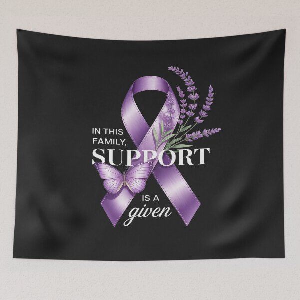 Item preview, Domestic Violence Awareness Purple Ribbon Family Support - Copy designed and sold by Rackaam.