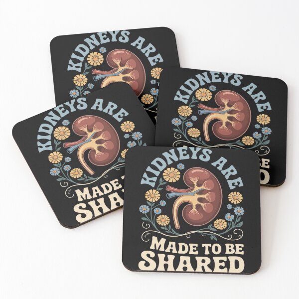 Item preview, Kidneys are Made to BE Shared - Organ Donation Art designed and sold by Libbysharts.