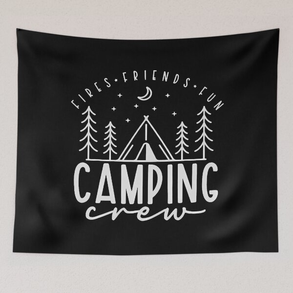 Item preview, Fires Friends Fun Camping Crew Summer Vacation Campfire Camp designed and sold by mischwpwarso.