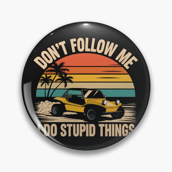 Item preview, Don't Follow Me Rail Racing Offroad Car Vintage Dune Buggy designed and sold by Rackaam.