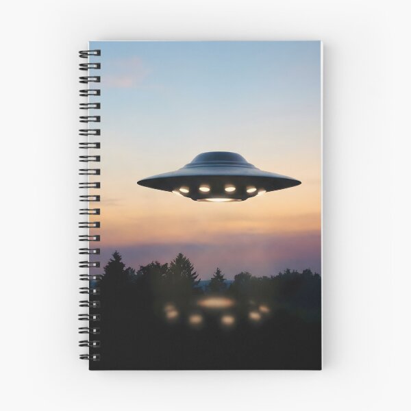 Item preview, UFO Sunset Forest Inspired by I Want To Believe designed and sold by AbstractAuraArt.