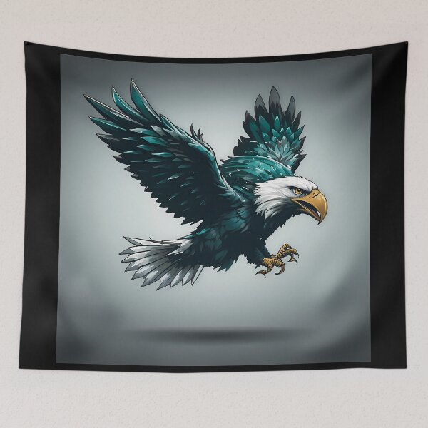 Item preview, Animal Fly Eagle Iconic Sports Helmets Mascots Design  designed and sold by ART ATTACK ZONE.