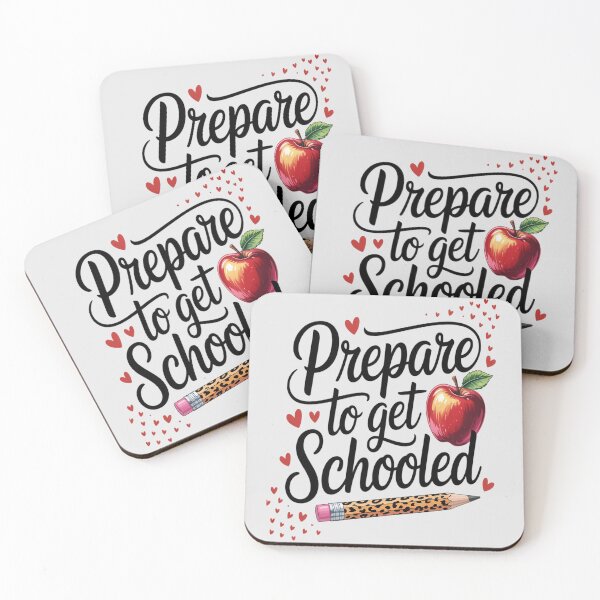Item preview, Kindergarten Teacher Apple Leopard Prepare to Get Schooled designed and sold by Tatianamiobi.