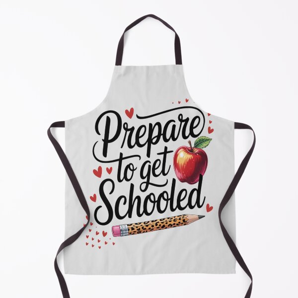 Item preview, Kindergarten Teacher Apple Leopard Prepare to Get Schooled designed and sold by Tatianamiobi.