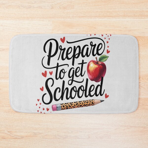 Item preview, Kindergarten Teacher Apple Leopard Prepare to Get Schooled designed and sold by Tatianamiobi.