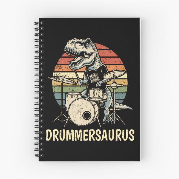 Item preview, Drummersaurus T Rex Drummer Dinosaur Playing Drums Boys designed and sold by HerbertKuhn112.