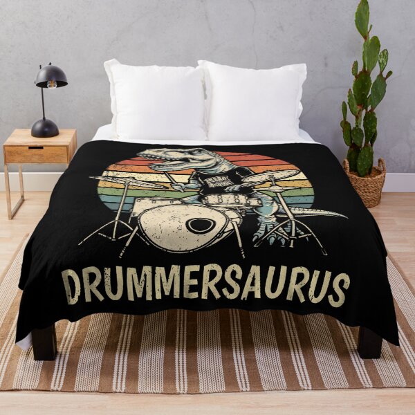 Item preview, Drummersaurus T Rex Drummer Dinosaur Playing Drums Boys designed and sold by HerbertKuhn112.