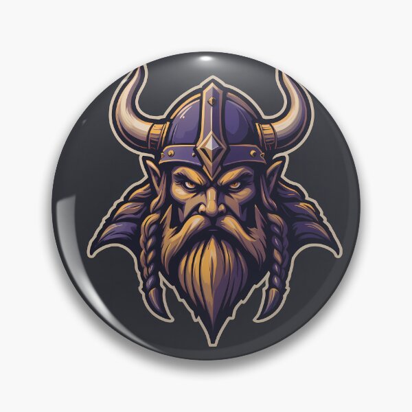 Item preview, Violet Purple Yellow Viking Iconic Sports Helmets Design  designed and sold by ART ATTACK ZONE.