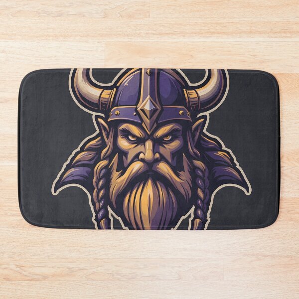 Item preview, Violet Purple Yellow Viking Iconic Sports Helmets Design  designed and sold by ART ATTACK ZONE.