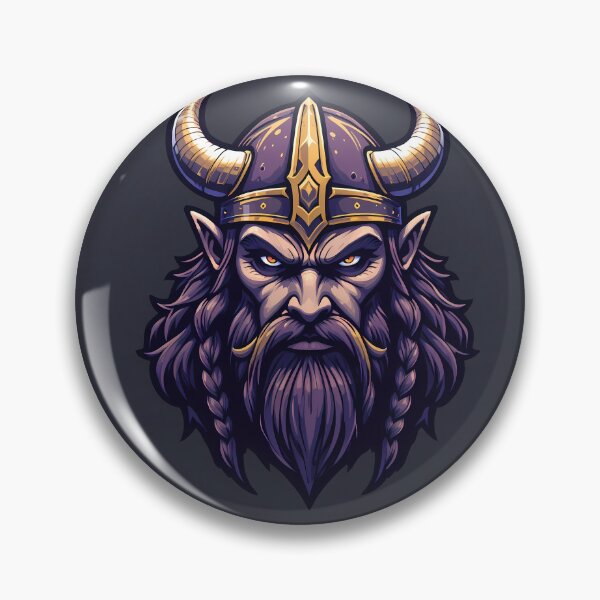 Item preview, Viking Powerful Yellow Iconic Sports Helmets Mascots Design  designed and sold by ART ATTACK ZONE.