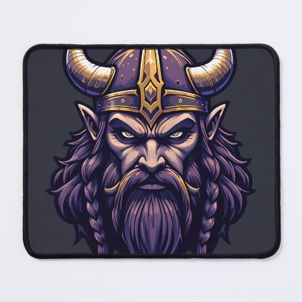 Item preview, Viking Powerful Yellow Iconic Sports Helmets Mascots Design  designed and sold by ART ATTACK ZONE.