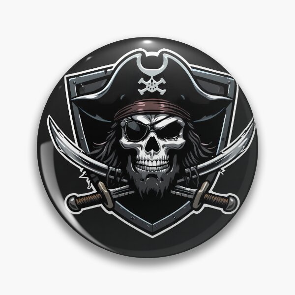 Item preview, Black Pirates Iconic Sports Helmets Mascots Design  designed and sold by ART ATTACK ZONE.