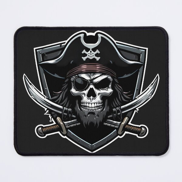 Item preview, Black Pirates Iconic Sports Helmets Mascots Design  designed and sold by ART ATTACK ZONE.