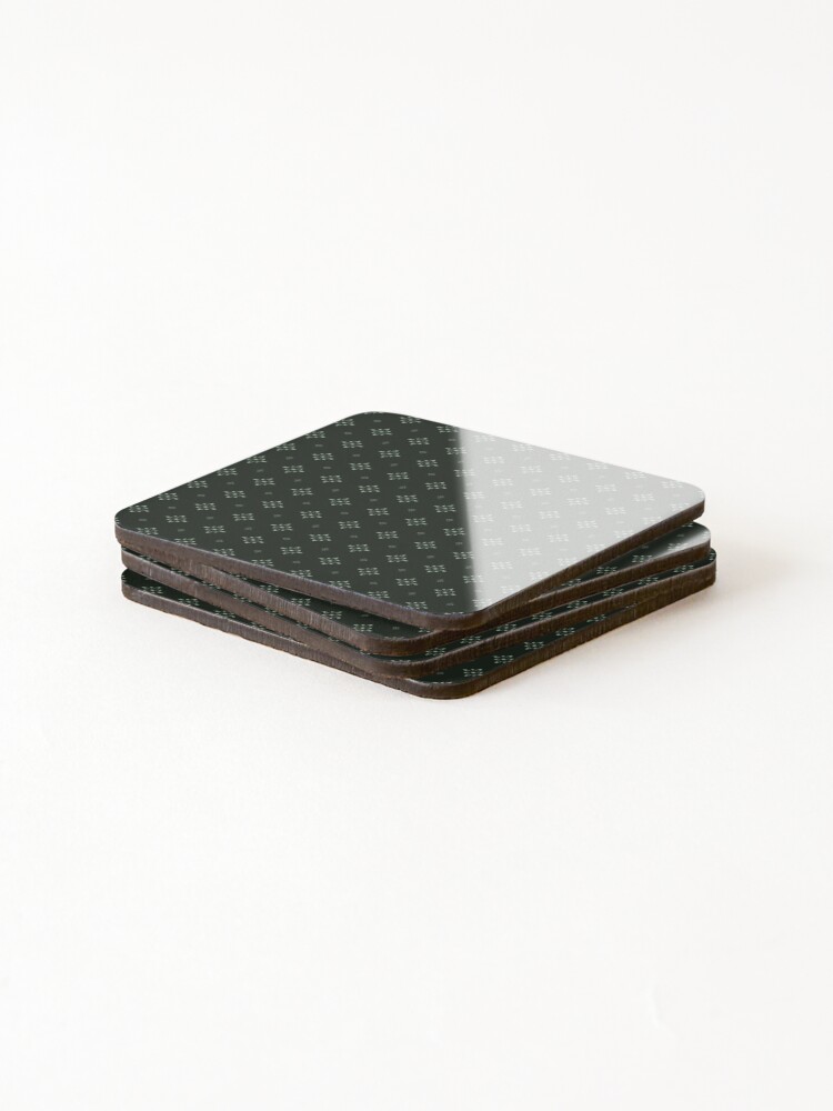 Thumbnail 4 of 5, Coasters (Set of 4), Forest Atomic Design Pattern designed and sold by WayOutWorks.
