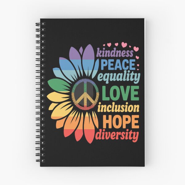 Item preview, Kindness Peace Equality Love Sunflower Gay Pride Ally designed and sold by Tatianamiobi.