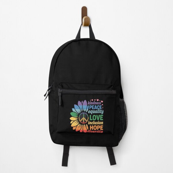 Item preview, Kindness Peace Equality Love Sunflower Gay Pride Ally designed and sold by Tatianamiobi.