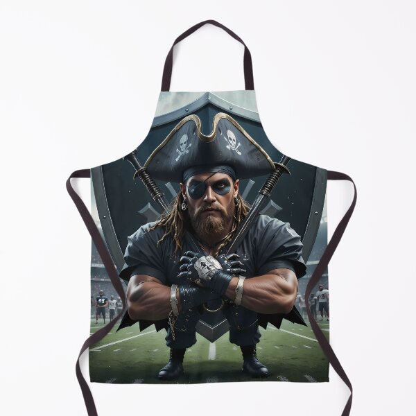Item preview, Mini Black Pirate Iconic Sports Helmets Mascots Design designed and sold by ART ATTACK ZONE.