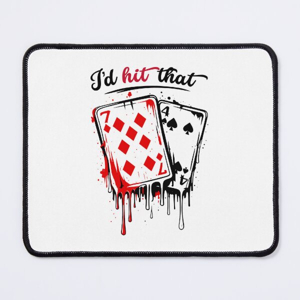 Item preview, I’d Hit That Funny Blackjack Humor Casino designed and sold by TKsTees.