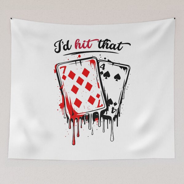 Item preview, I’d Hit That Funny Blackjack Humor Casino designed and sold by TKsTees.