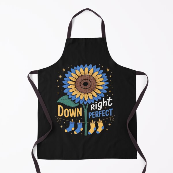 Item preview, Down Right Perfect Down Syndrome Awareness Ribbon Sunflower designed and sold by tkhrbika.