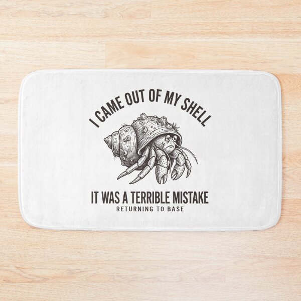 Item preview, Funny Hermit Crab Social Anxiety I Came Out Of My Shell designed and sold by Mason-Pride.