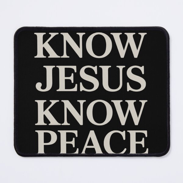 Item preview, Know Jesus Know Peace Religion God Church Christian designed and sold by Tatianamiobi.
