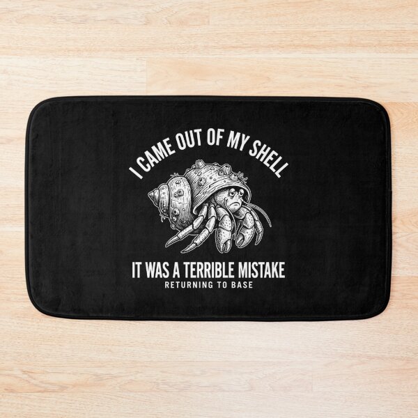 Item preview, Funny Hermit Crab Social Anxiety I Came Out Of My Shell designed and sold by Mason-Pride.
