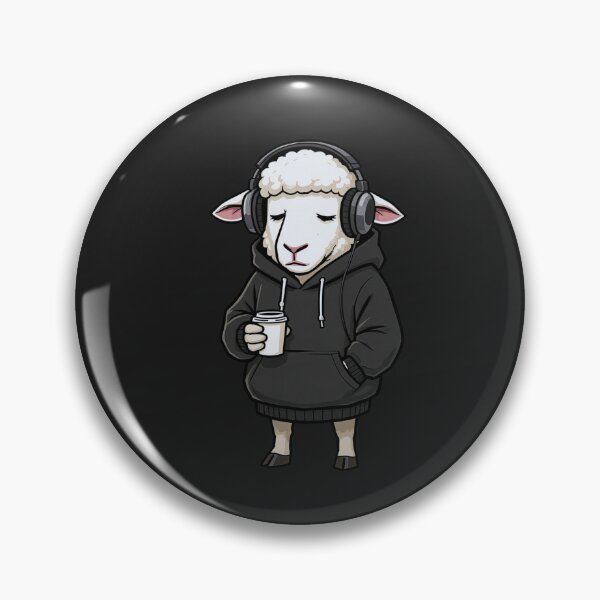 Item preview, Sleepy Coffee Sheep – Tired Hoodie Cartoon designed and sold by ColorSplash123.