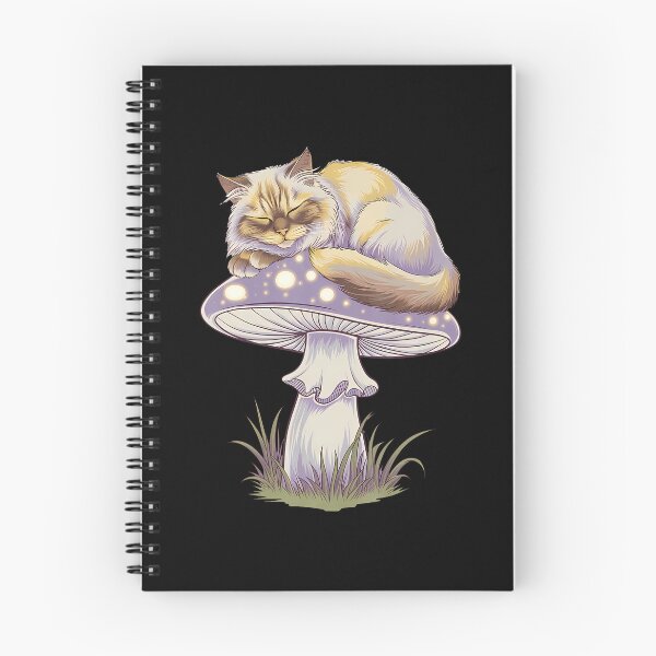 Item preview, Magical Himalayan Cat On Glowing Mushroom designed and sold by cordfried3h.