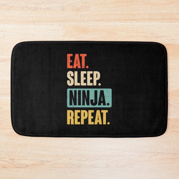 Item preview, Eat Sleep Ninja Repeat Funny Ninja Martial Arts Lovers designed and sold by cordfried3h.