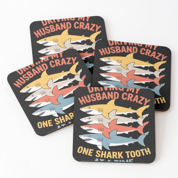 Item preview, Driving My Husband Crazy One Shark Tooth at a Time designed and sold by tkhrbika.