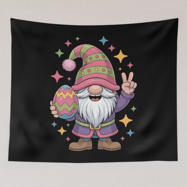 Item preview, Happy Easter Day 2026 Bunny Gnome Hug Easter Eggs designed and sold by EllenJast.