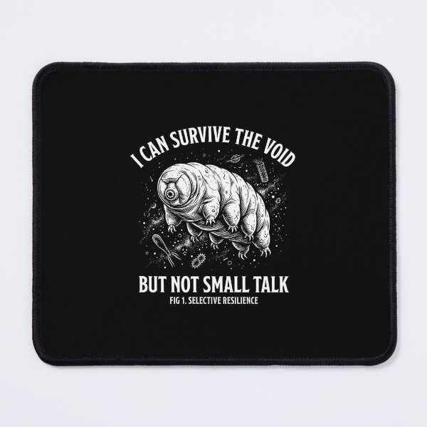 Item preview, Funny Tardigrade Introvert Space Meme - Biology Water Bear designed and sold by Mason-Pride.
