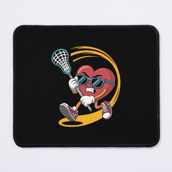 Item preview, Heart Playing Lacrosse Lacrosse Player Valentine's day designed and sold by EllenJast.
