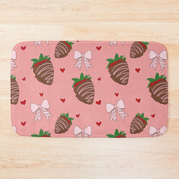 Item preview, Chocolate Covered Strawberry Pattern- Cute Pink Valentine Desert Illustration  designed and sold by thank you.