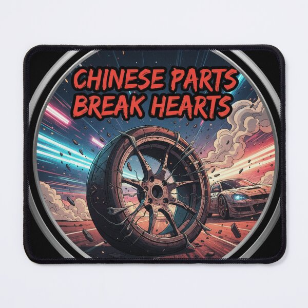 Item preview, Chinese Parts Break Hearts designed and sold by RacerCatBrand.
