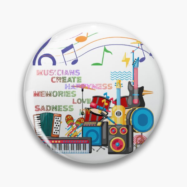 Item preview, MUSICIANS CREATE HAPPYNESS designed and sold by MYTHICAL ME.