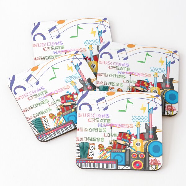 Item preview, MUSICIANS CREATE HAPPYNESS designed and sold by MYTHICAL ME.