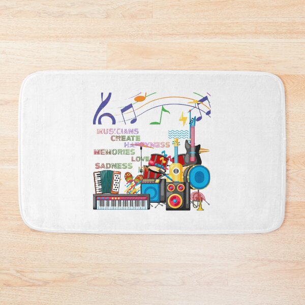 Item preview, MUSICIANS CREATE HAPPYNESS designed and sold by MYTHICAL ME.