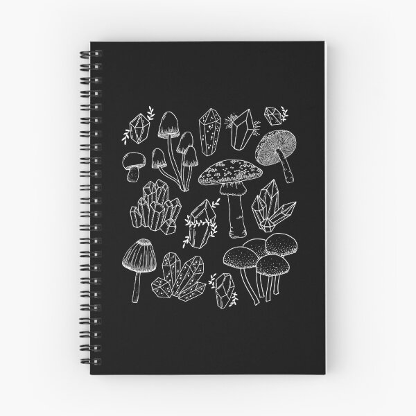 Item preview, Witchy Mushroom Crystals Cottagecore Collage designed and sold by mbaeriszake.