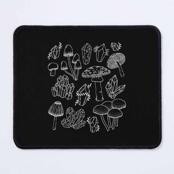 Item preview, Witchy Mushroom Crystals Cottagecore Collage designed and sold by mbaeriszake.
