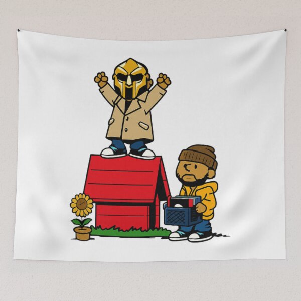 Item preview, Madvillainy Peanuts Hip Hop Parody MF DOOM Madlib Tee designed and sold by ClucasKe12.