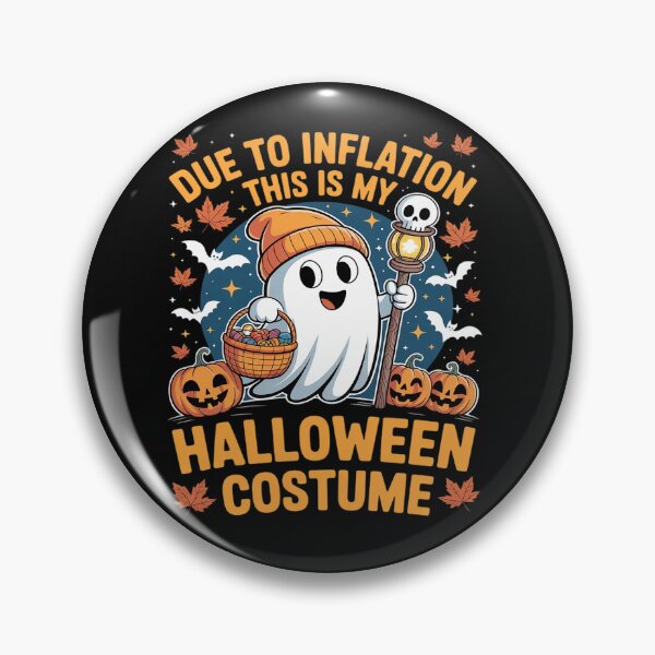 Item preview, Due to Inflation This is My Funny Halloween Costume designed and sold by tkhrbika.