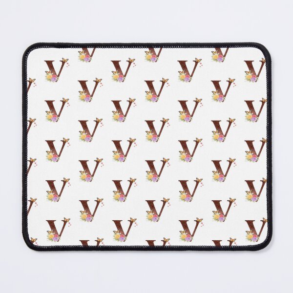 Item preview, Alphabet V with flowers and butterflies designed and sold by Shandiz Design.