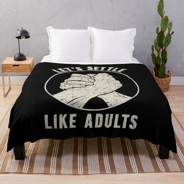 Item preview, Let's Settle Like Adults - Funny Arm Wrestler designed and sold by karnikavoriz.