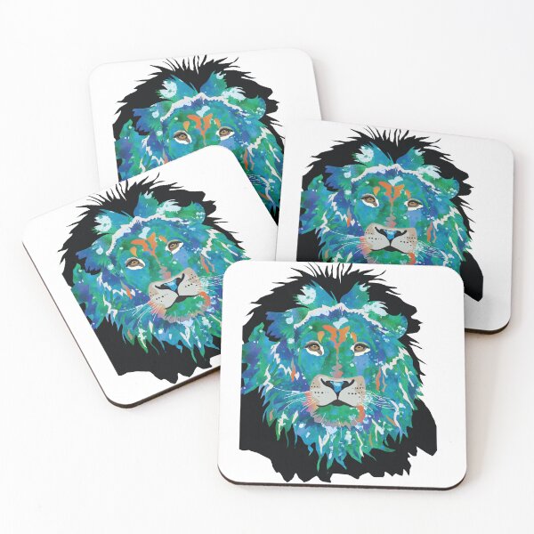 Item preview, Colour Splash - Green Lion designed and sold by AlyceAnn.